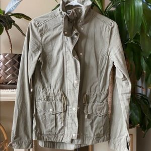 Green utility jacket